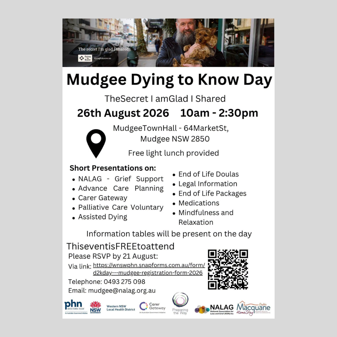 Dying to Know Mudgee