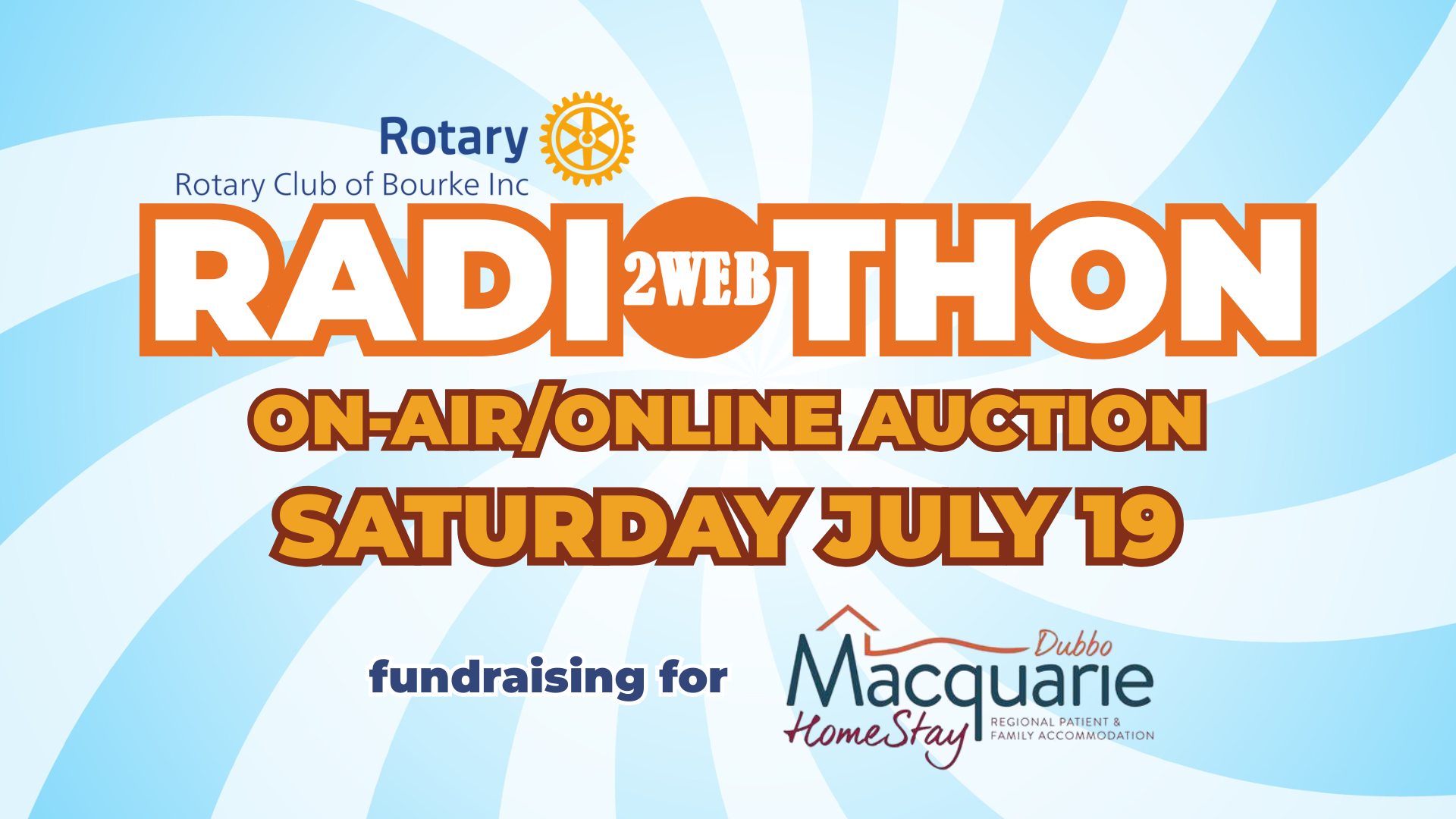 Bourke Rotary and 2WEB Fundraiser